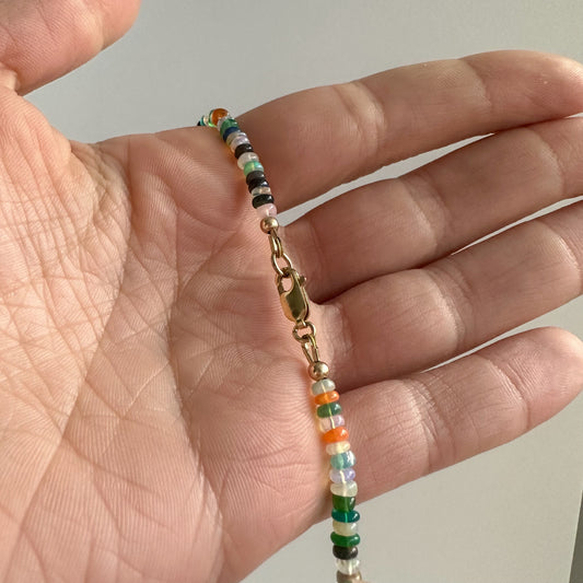 Multicolor Opal Beaded Bracelet