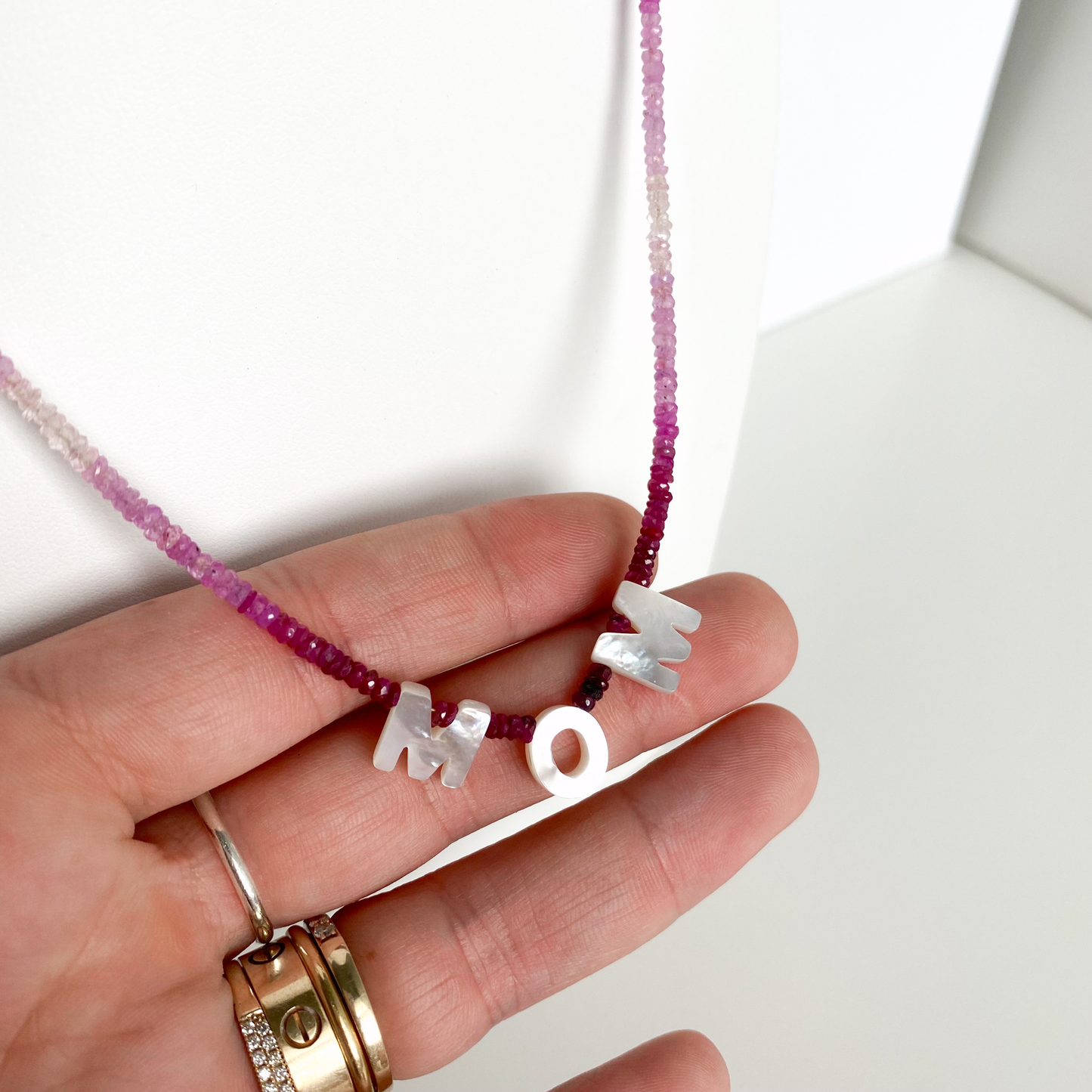 Mom Ruby Necklace