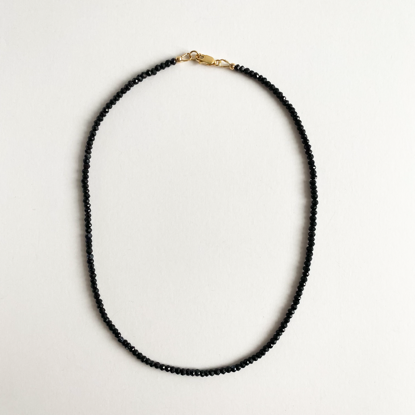 Black Gemstone Necklace