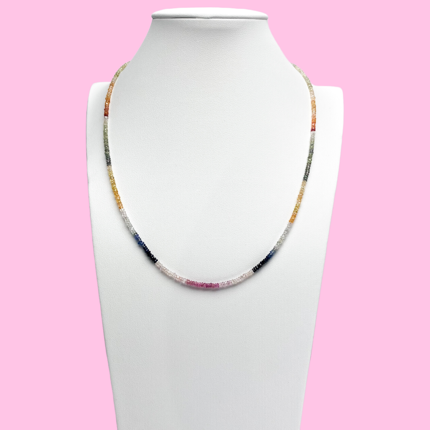 Rainbow Gemstone Necklace