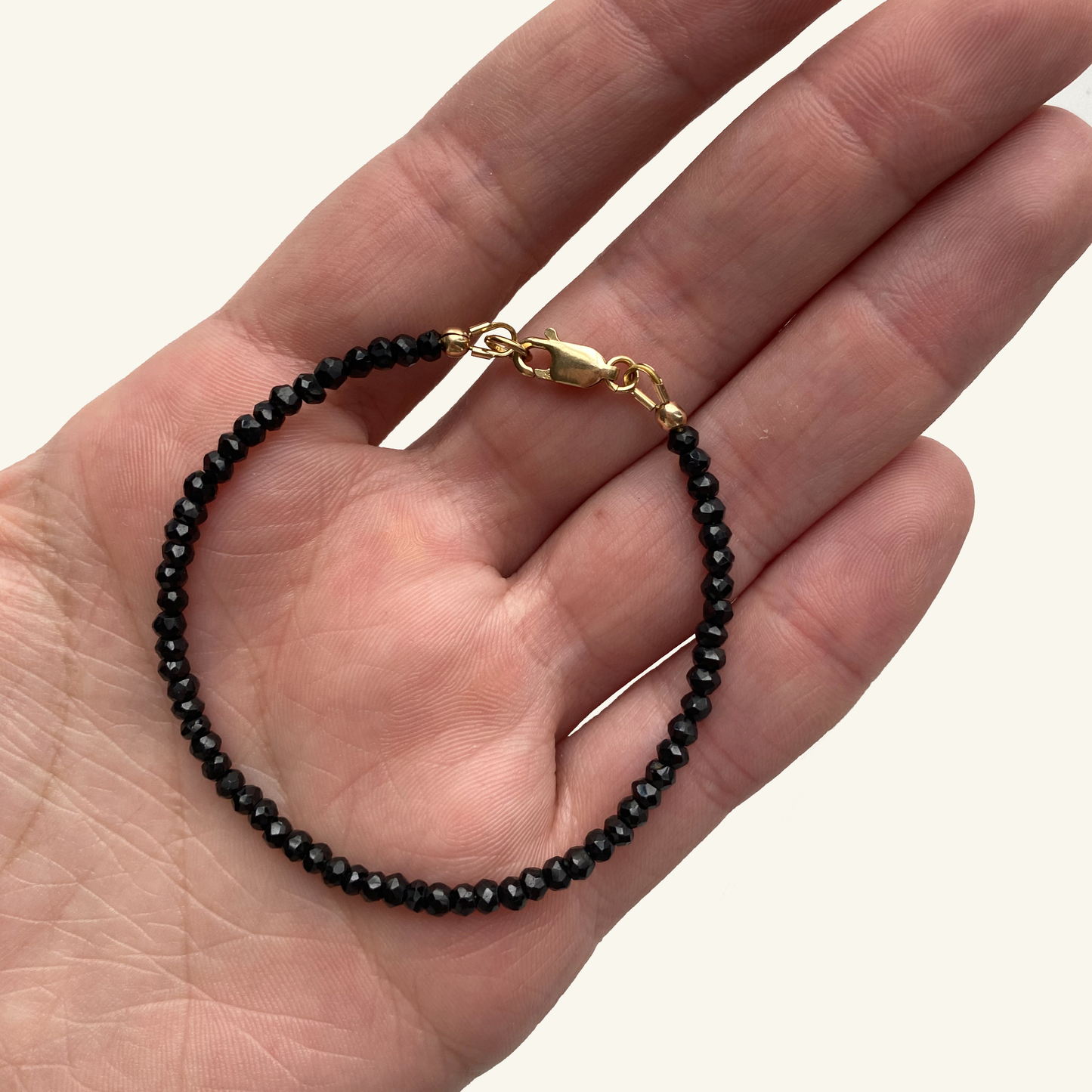 Black Gemstone Bracelet