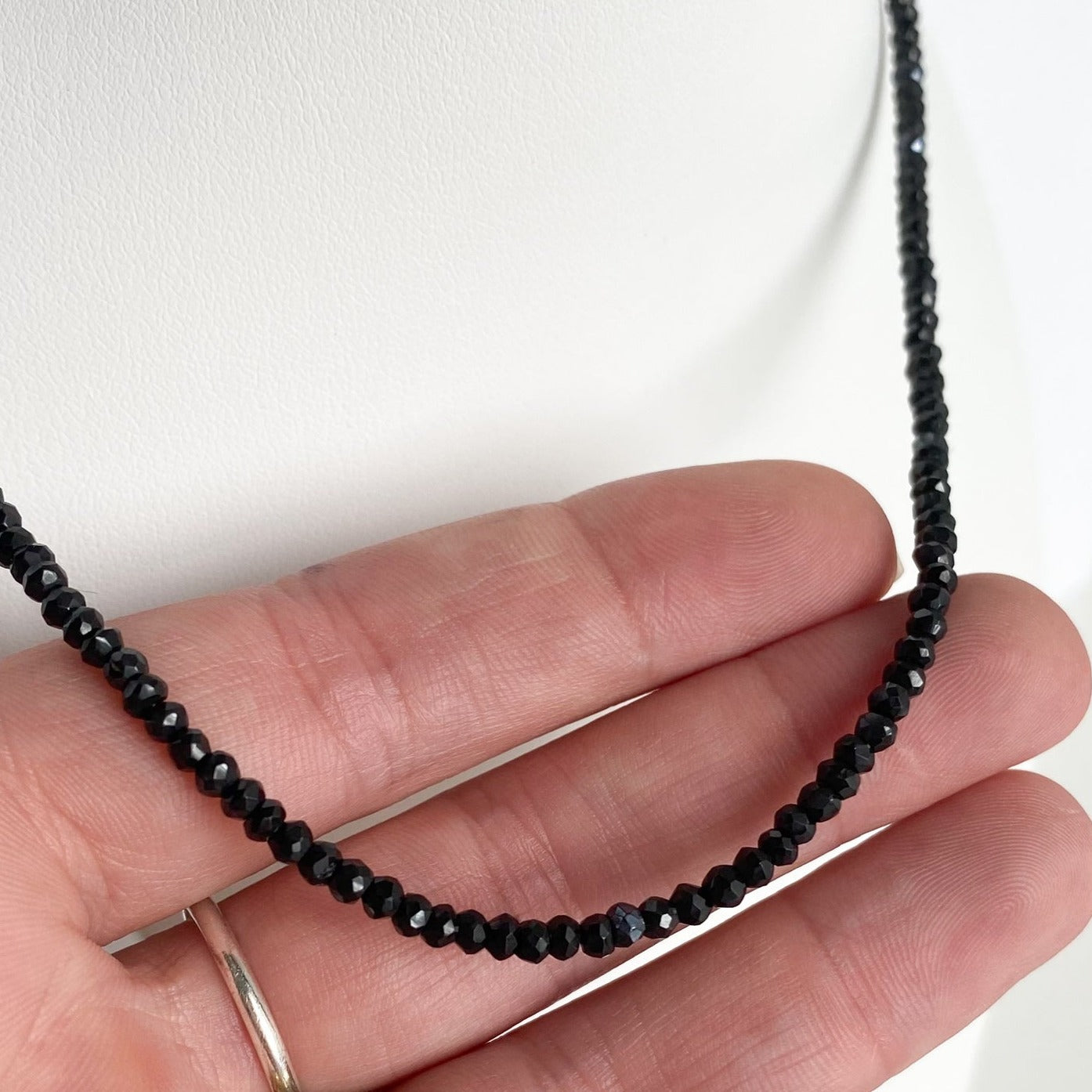 Black Gemstone Necklace