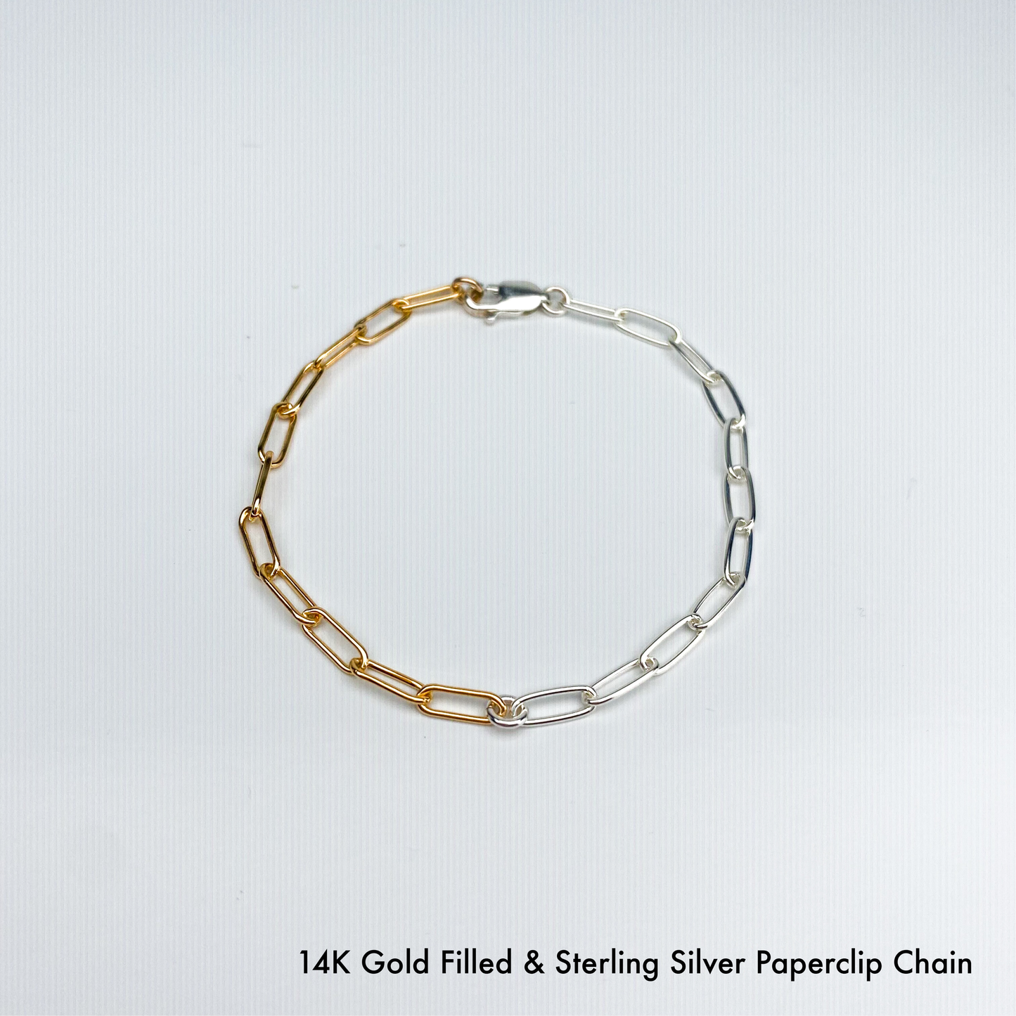 Mixed Metal Chain Bracelet